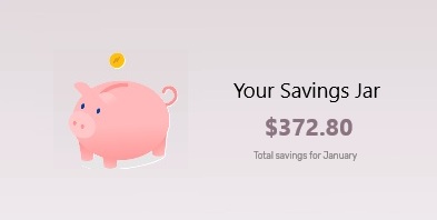 Savings summary
